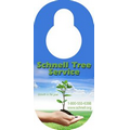 Oval 12 Pt. Paper Board Door Hanger (Full Color)